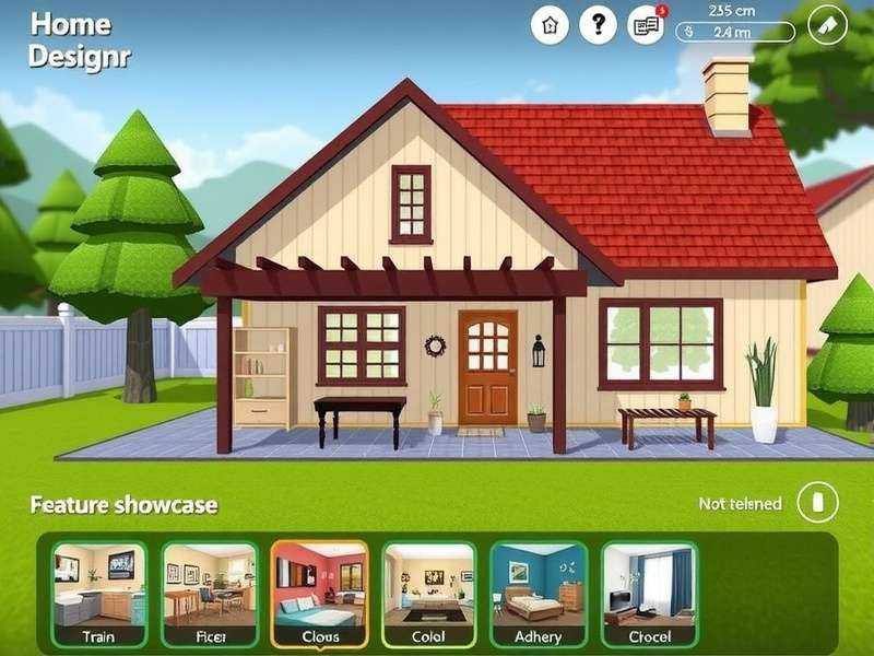 Stylish Dwelling Creator gameplay mechanics and user interface
